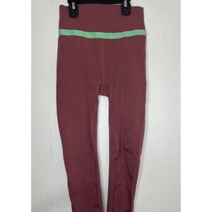FABLETICS Sculptknit Leggings Womens‎ Size Small Pink Green High Waisted Pull On